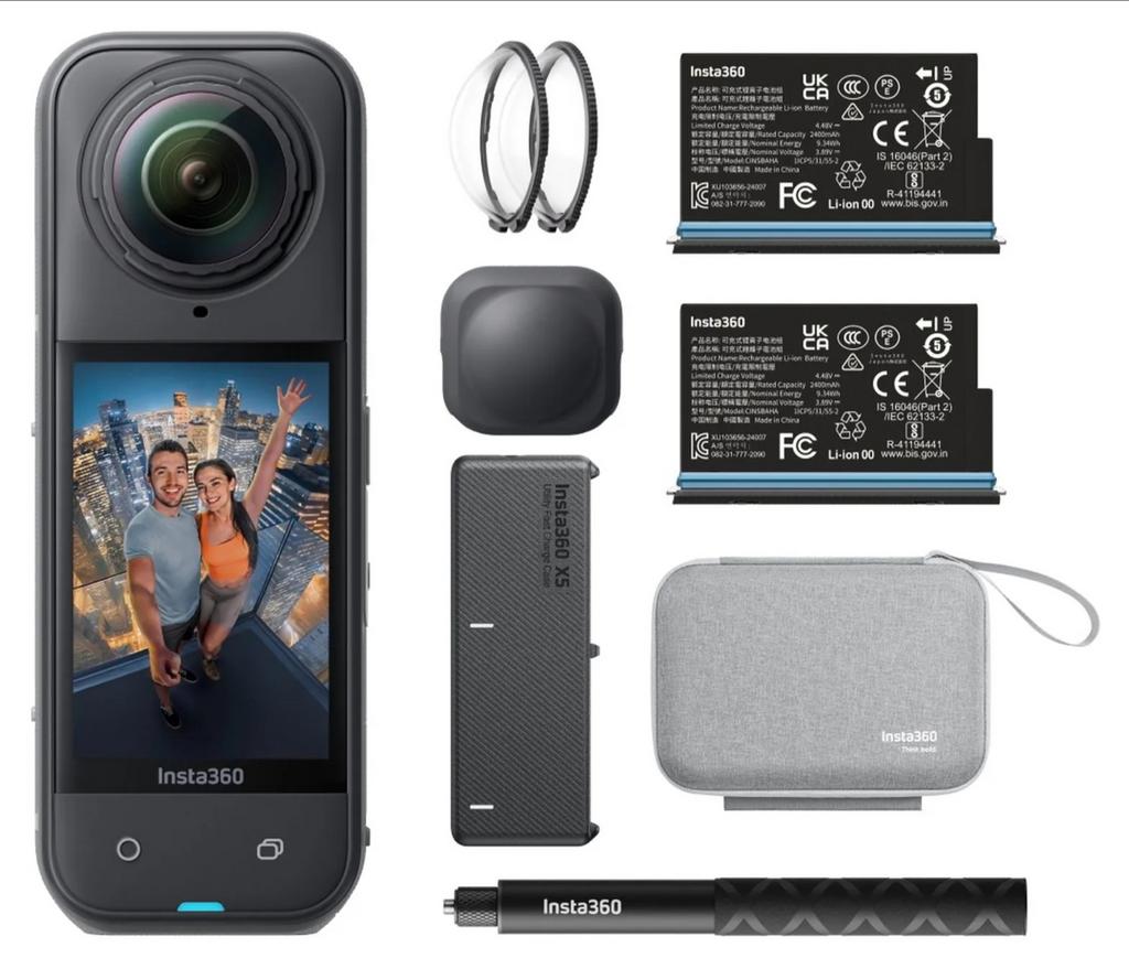 Insta360 X5 Essentials Bundle met veel extra’s!, Ophalen of Verzenden, Zo goed als nieuw, Overige merken