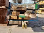 Eiken hout paen en balken, Tuin en Terras, Haardhout, Minder dan 3 m³, Ophalen of Verzenden, Eikenhout, Blokken