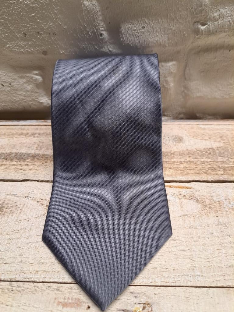Stijlvolle Grijze Effen Stropdas, Kleding | Heren, Stropdassen, Effen, Verzenden, Zo goed als nieuw, Canda