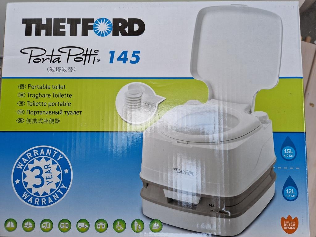 Nieuwe Thetford Porta Potti 145, Ophalen
