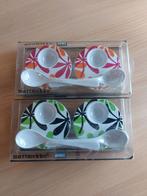 Marimekko eierdopjes 2 sets van 2 stuks, dus 4 in totaal, Overige materialen, Gebruikt, Overige typen, Ophalen of Verzenden