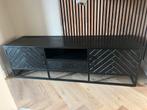 TV meubel zwart visgraat, Ophalen, 150 tot 200 cm, Zo goed als nieuw, Minder dan 100 cm