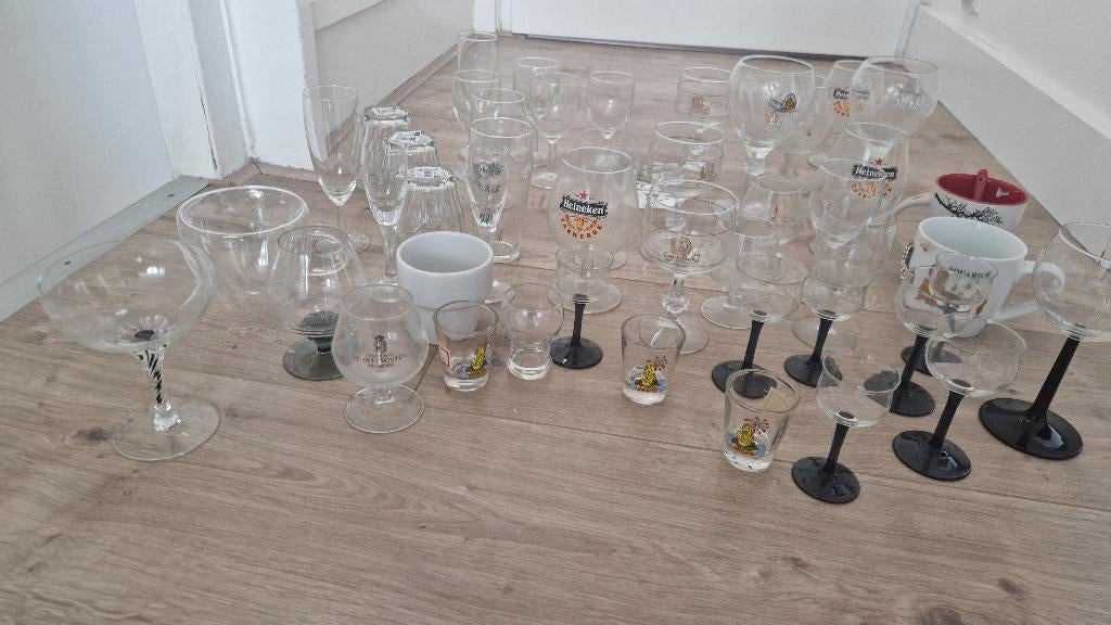 Glazen, Verzamelen, Ophalen, Zo goed als nieuw, Overige typen