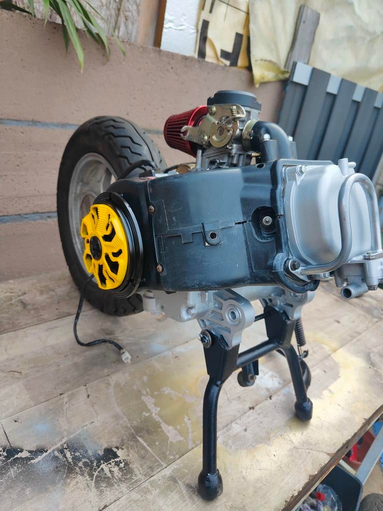 Sportieve QMB139 50CC GY6 Motorblok - Klaar voor installatie, Ophalen of Verzenden, Gebruikt, Blok, Overige merken