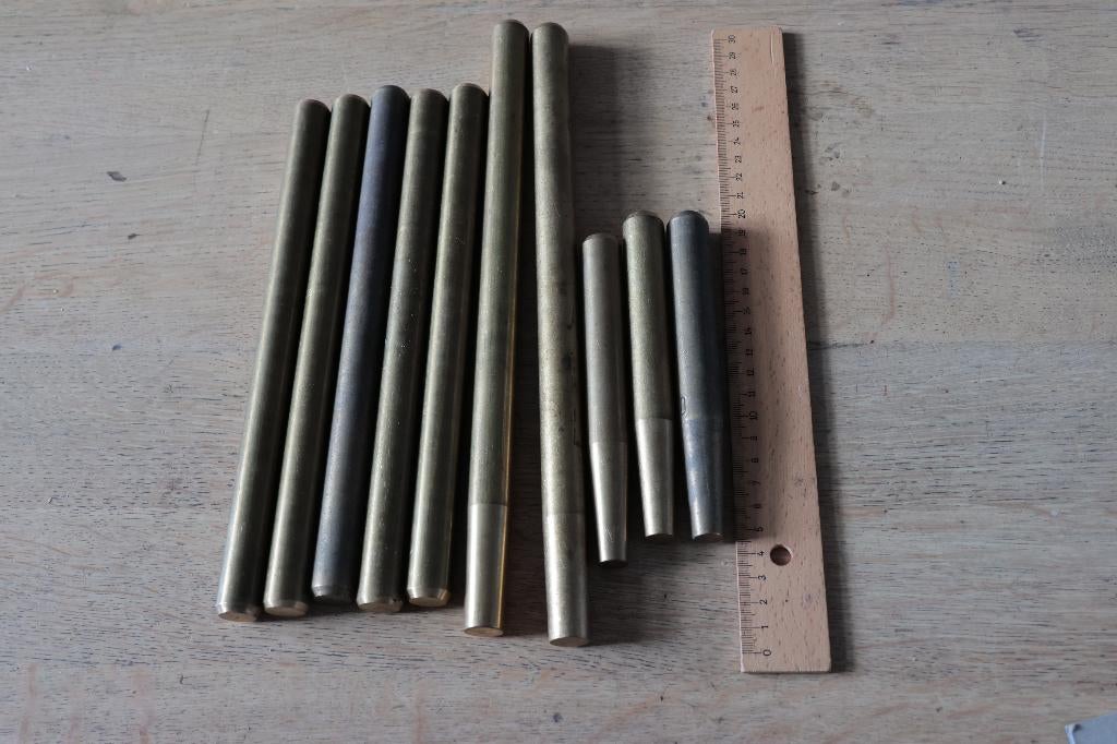 Messing rondstaf 19mm, Ophalen of Verzenden, Koper of Messing