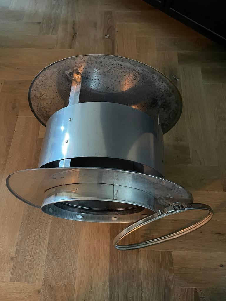Helex 2000 trekkap voor 200/250mm buis, Ophalen of Verzenden, Zo goed als nieuw, Vrijstaande haard, Overige soorten