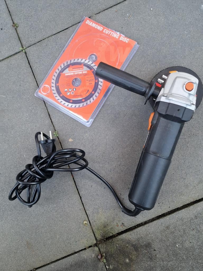 WORX WX711 haakse slijper, Ophalen of Verzenden, Zo goed als nieuw, 700 tot 1000 watt, Haakse handslijpmachine