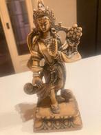 Groene Tara Beeldje - Dansende Bodhisattva, Ophalen of Verzenden, Gebruikt, Religie
