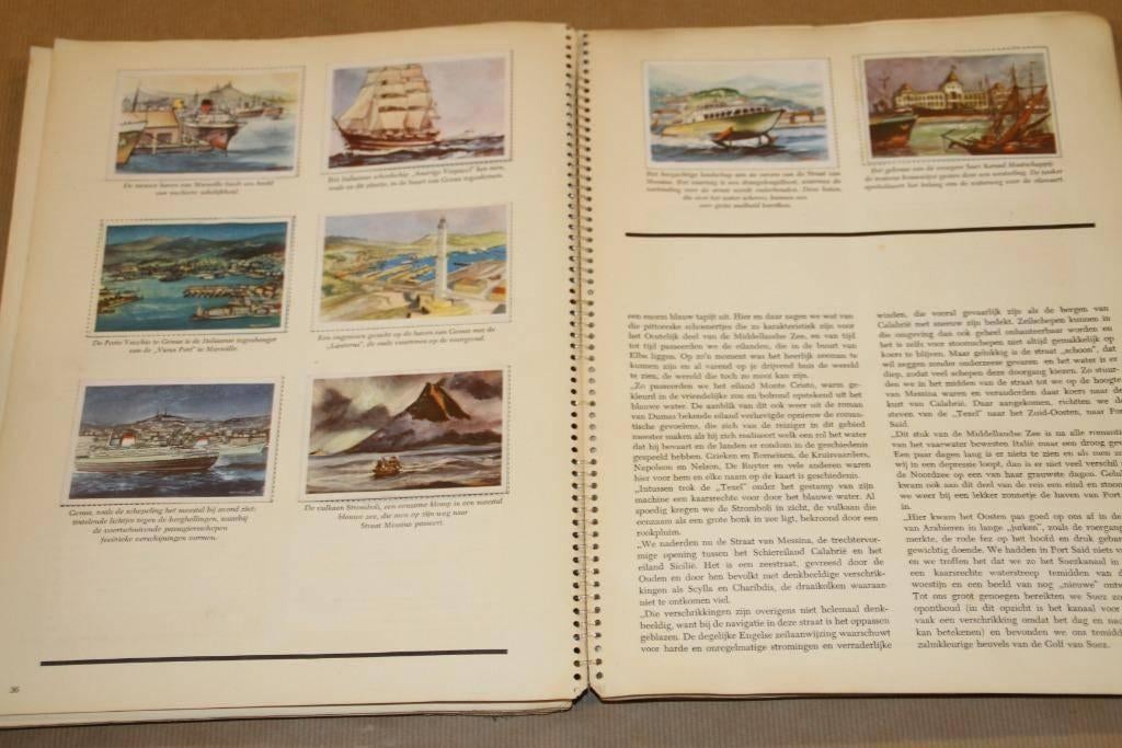 Plaatjesalbum Havens achter de kim - 1959 [compleet], Boeken, Prentenboeken en Plaatjesalbums, Ophalen of Verzenden, Gelezen