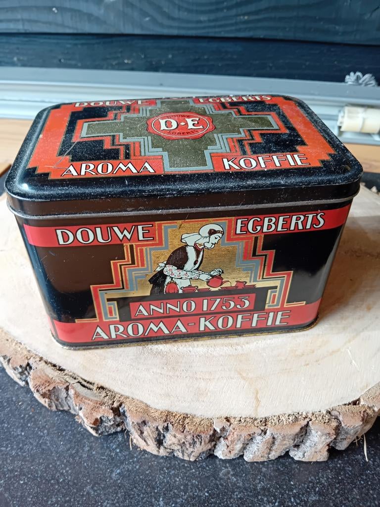 Douwe Egberts Aroma Koffie blik Anno 1753, Ophalen of Verzenden