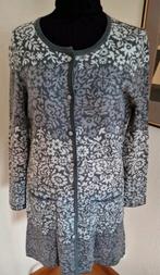 Oleana Noors Lang Vest Wol Zijde M is 38, Kleding | Dames, Truien en Vesten, Oleana, Ophalen of Verzenden, Zo goed als nieuw, Maat 38/40 (M)