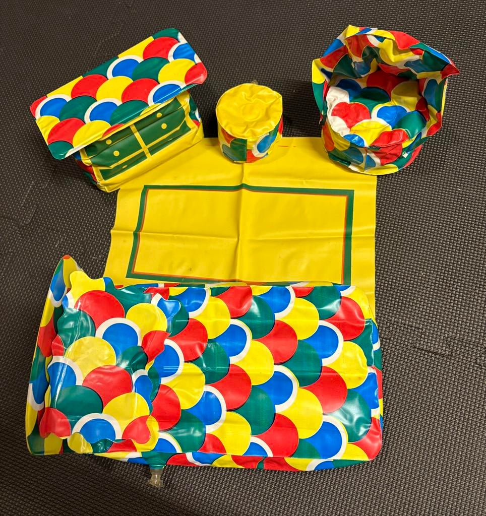 Vintage opblaasbaar barbieset, Ophalen of Verzenden, Gebruikt, Overige typen