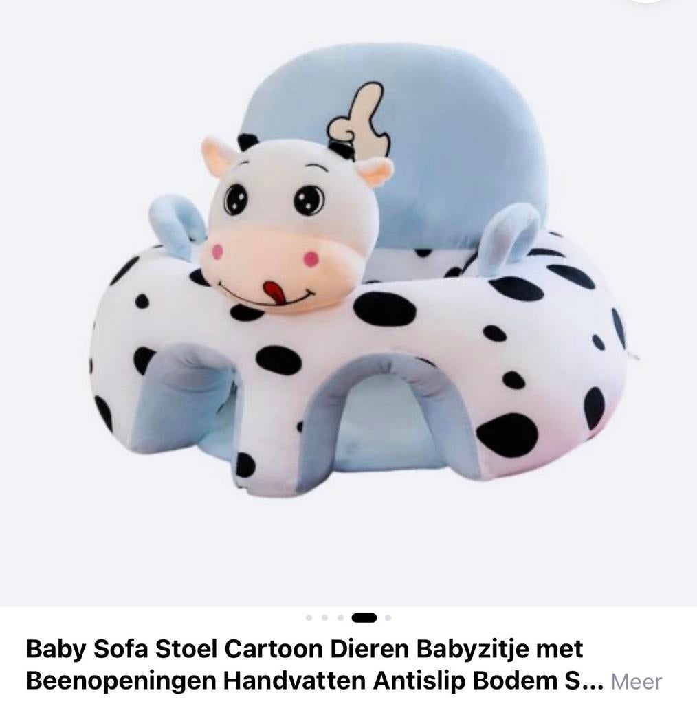 Baby zitkussen cartoon dier - Koe, Ophalen of Verzenden, Zo goed als nieuw, Overige typen