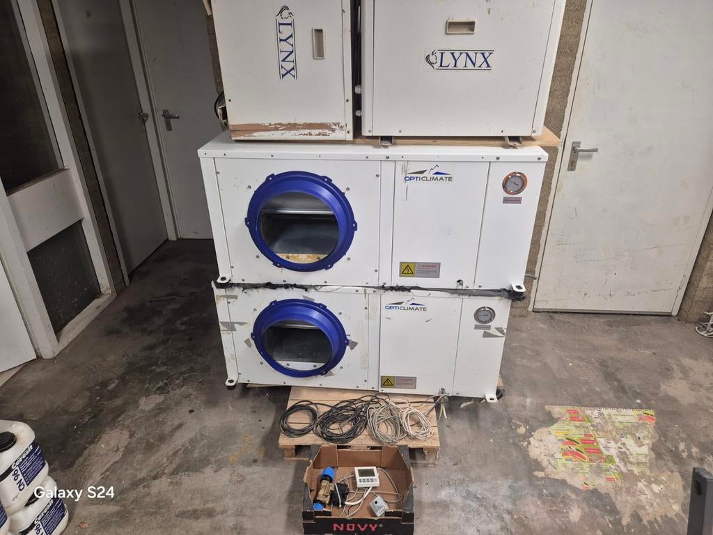 Opticlimate 15000 PRO3  inverter Airco set!  2 units, Ophalen