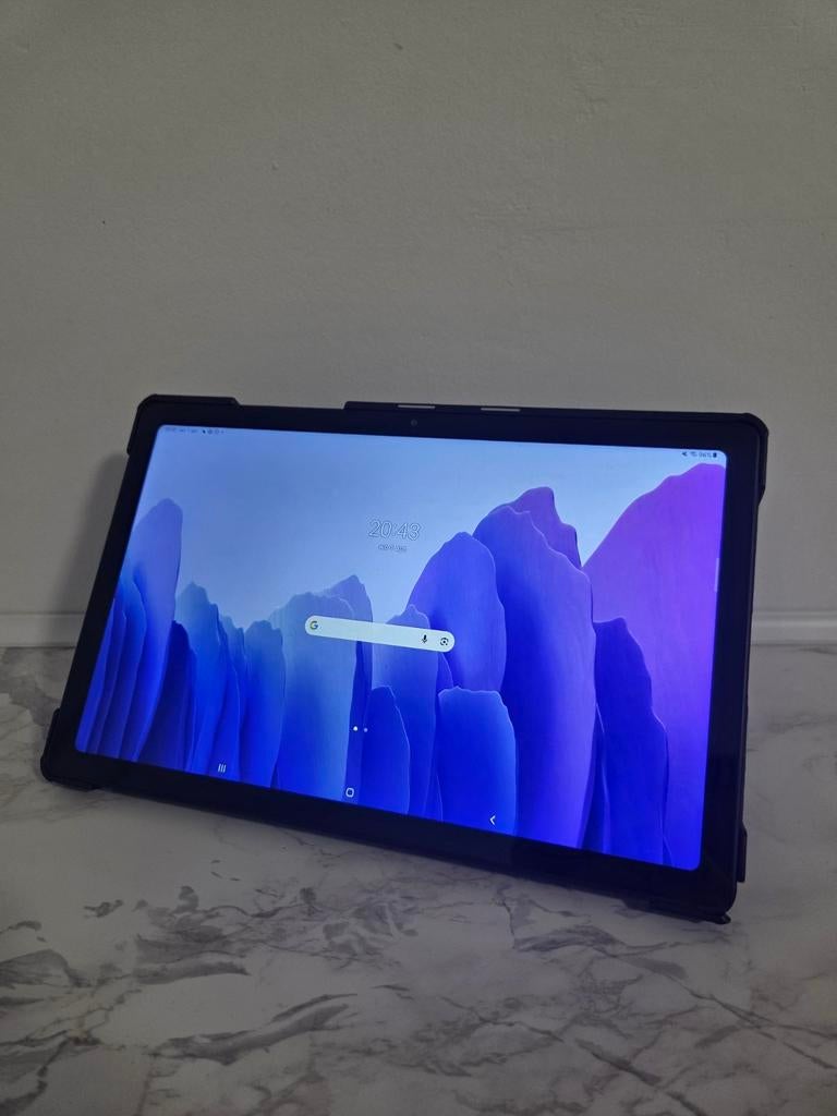 Samsung Galaxy Tab A7 Grijs met zwart hoesje, Computers en Software, Android Tablets, 32 GB, Zo goed als nieuw, Samsung, Galaxy Tab A7