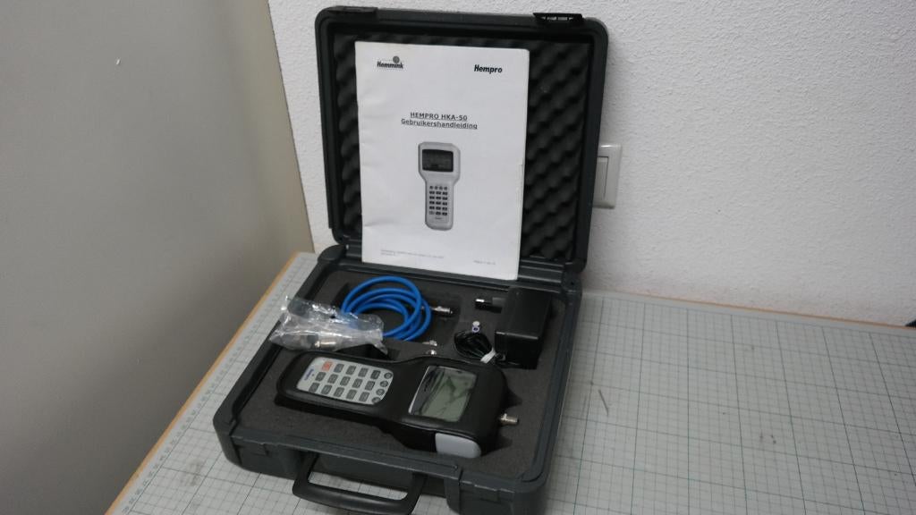 Hempro HKA-50 KABELTV SIGNAAL METER / ANALYSER Coax tv, Info@hempro.com, Gebruikt, Verzenden, Info@hempro.com