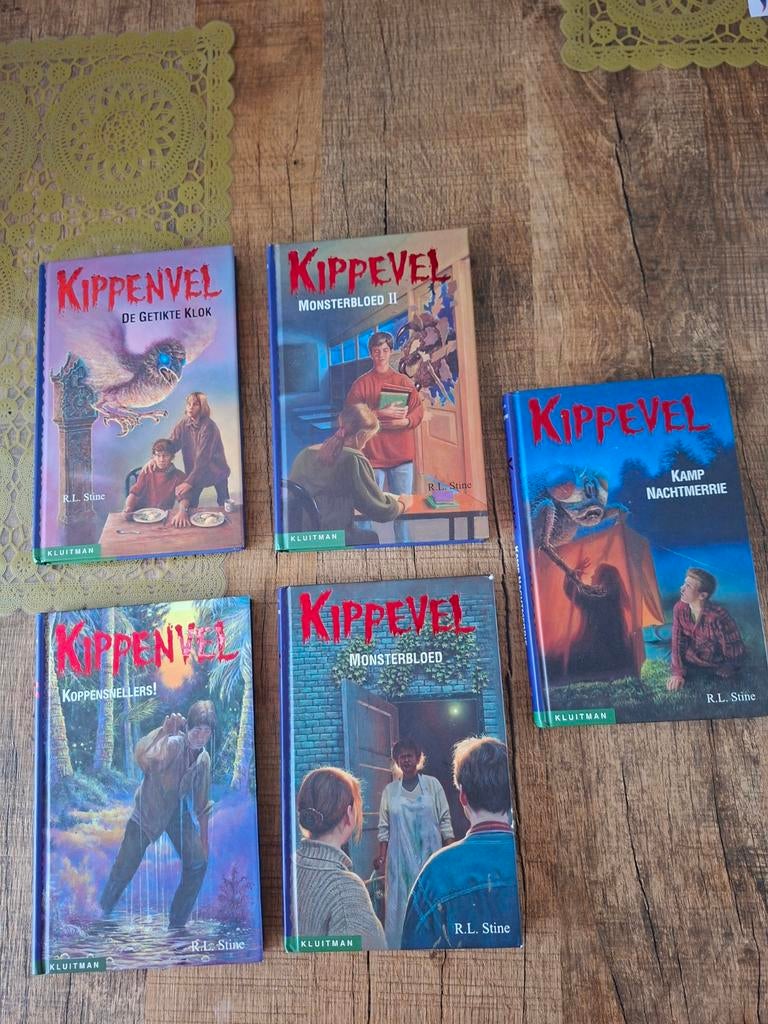Kippenvel Boeken - 5 delige set van R.L. Stine, Boeken, Ophalen of Verzenden, Gelezen, R.L. Stine