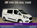 Ford Transit Custom 2.0 TDCI 131pk L2H1 Dubbele Cabine Euro6, Auto's, Voorwielaandrijving, Stof, Gebruikt, Euro 6