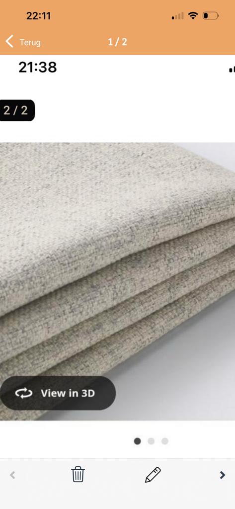 GEVRAAGD IKEA bedhoes DUNVIK Gunnared beige 180x200 nieuw, Huis en Inrichting, Ophalen of Verzenden, Matras, 180 cm, 200 cm