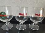 3 verschillende afb Palm bierglazen met paard tekst PAPA, Verzamelen, Ophalen of Verzenden, Zo goed als nieuw, Glas of Glazen