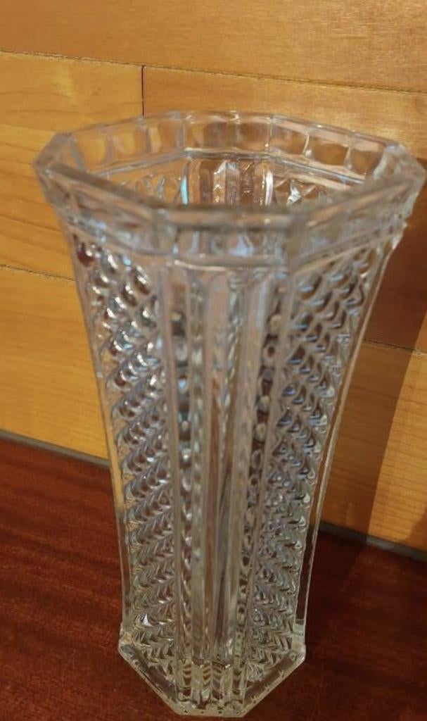 Kristallen vaas, Antiek en Kunst, Antiek | Glas en Kristal, Ophalen of Verzenden