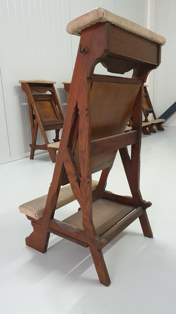 Antieke bidstoelen / kerkstoelen, Antiek en Kunst, Antiek | Religie, Ophalen