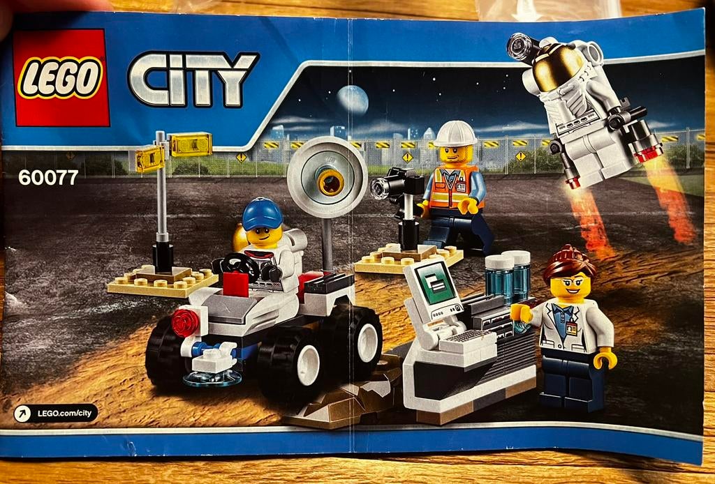 Lego City ruimtevaart starter set 60077, Ophalen of Verzenden, Zo goed als nieuw
