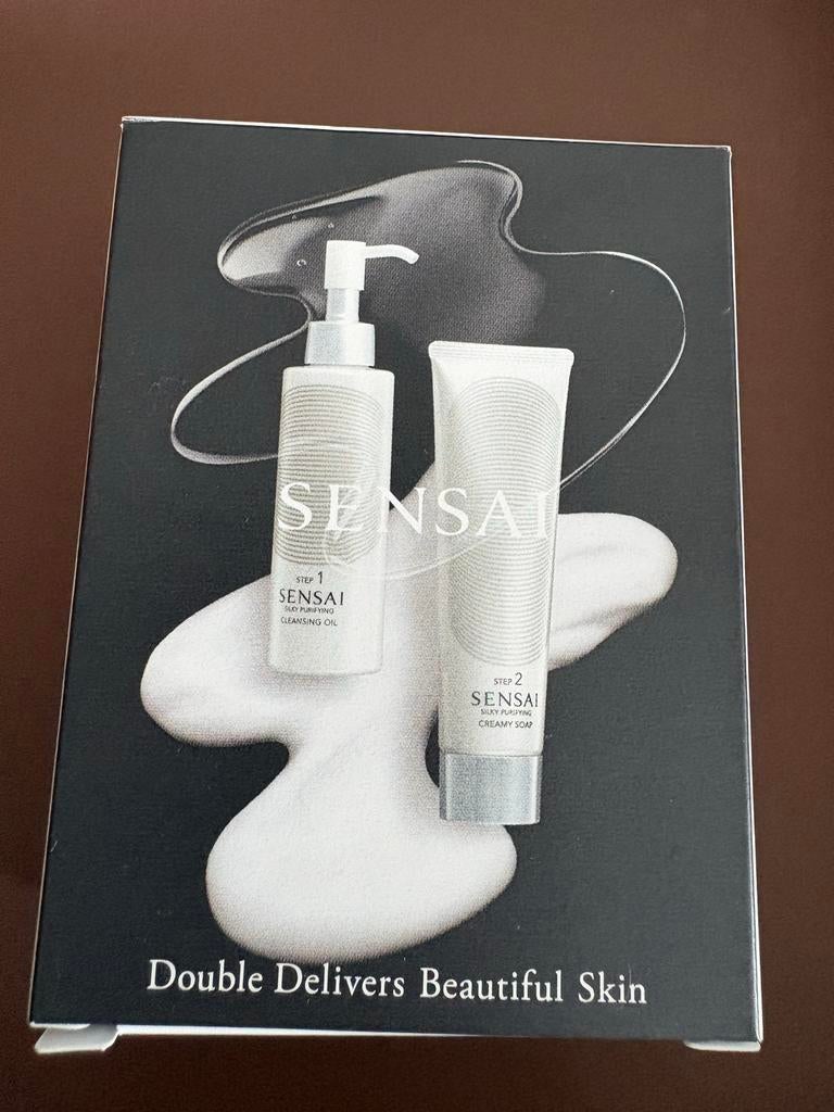 Sensai Double Cleansing Set Try Out Set, Ophalen of Verzenden, Nieuw, Gehele gezicht, Reiniging