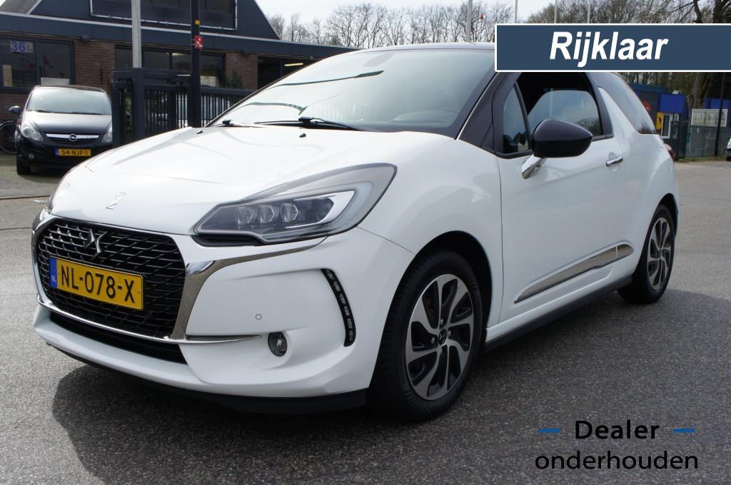 Ds DS 3 1.2 PURETECH NAVI/CAM/CRUISE NIEUWE airbag en DISTRI, Voorwielaandrijving, Gebruikt, 1199 cc, Met garantie (alle)