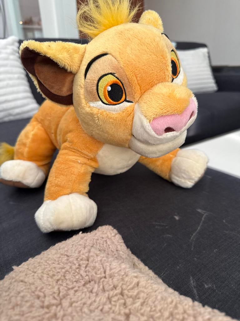 Simba knuffel uit Disney's De Leeuwenkoning, Ophalen of Verzenden, Zo goed als nieuw, Overige typen