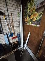 Wit zonwerend rolgordijn., 200 cm of meer, Wit, Zo goed als nieuw, 50 tot 100 cm