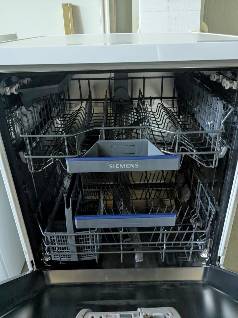 Siemens iQ300 Vrijstaande Vaatwasser - Wit, Gebruikt, Energieklasse A of zuiniger, 60 cm of meer, Ophalen of Verzenden