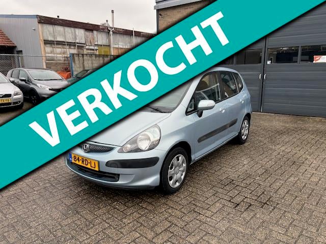 Honda Jazz 1.4 LS-Airco-Apk 4-2027, Auto's, Honda, Voorwielaandrijving, 83 pk, 450 kg, Zwart
