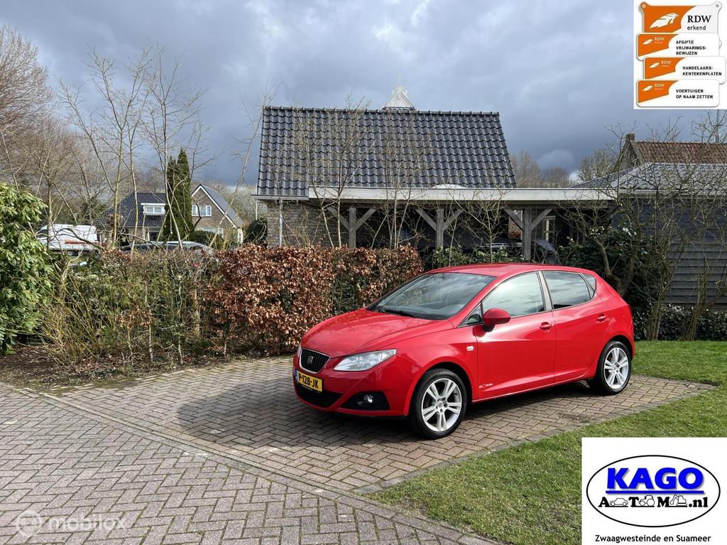 Sportieve Seat Ibiza 1.2 Style/Copa 5 drs bj 2011, Voorwielaandrijving, Euro 5, Gebruikt, 31 €/maand