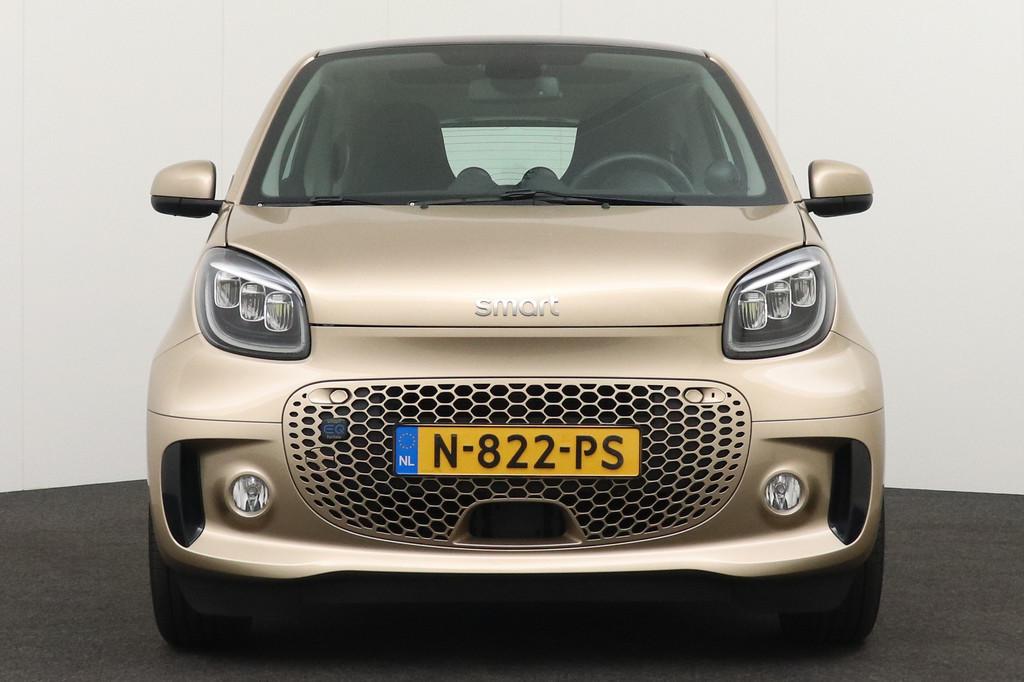 Smart Fortwo EQ Comfort PLUS 18 kWh Carplay Camera Stoelverw, Auto's, Smart, Automaat, Achterwielaandrijving, Zwart, Overige kleuren