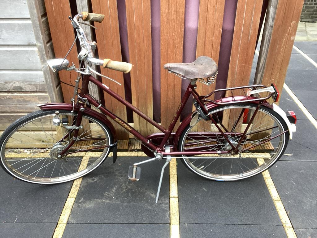 Vintage Raleigh Damesfiets - Klassieker! 26 inch (jaren 70), 53 tot 56 cm, Ophalen, Gebruikt, Handrem