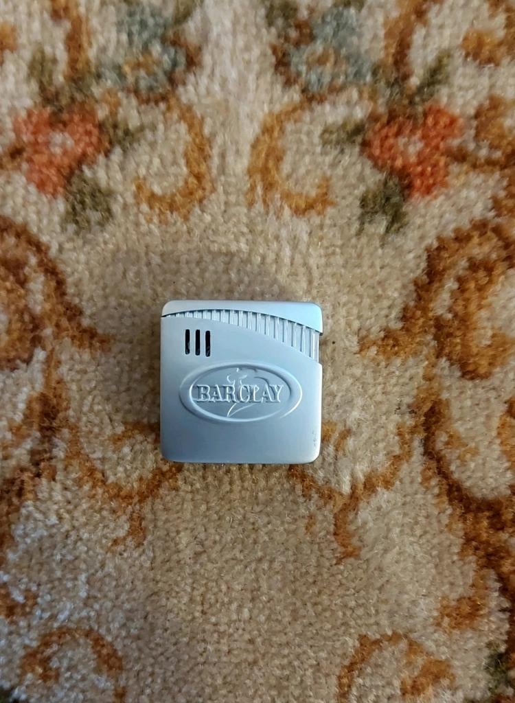 Supermooie! Barclay aansteker op gas, Verzamelen, Rookartikelen, Aanstekers en Luciferdoosjes, Ophalen of Verzenden, Zo goed als nieuw