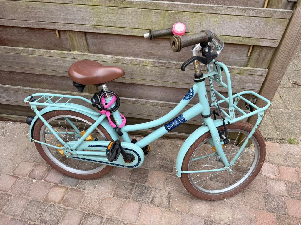 Kinderfiets 16 inch Alpina, Fietsen en Brommers, Ophalen, Zo goed als nieuw, 16 inch, Handrem