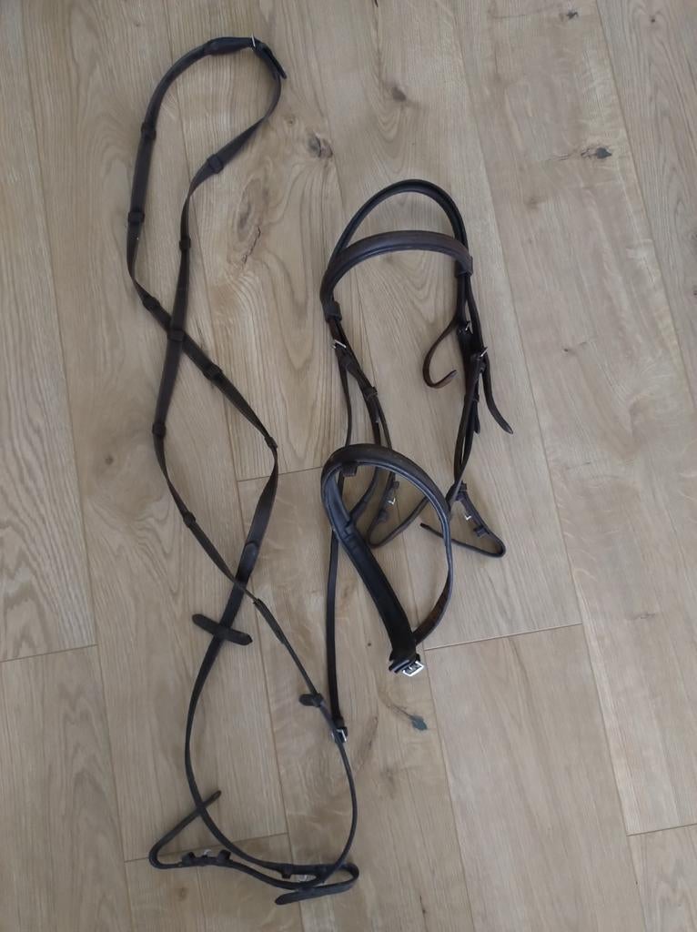 Bruin hoofdstel maat full, Dieren en Toebehoren, Ophalen of Verzenden, Gebruikt, Dressuur