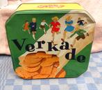 Verkade blik/ koekjesdoos/ groot voorraadblik, Ophalen of Verzenden, Zo goed als nieuw, Koek(jes), Verkade