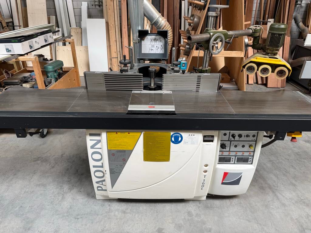 Paolini T160L Vlakbank uit 2005 met uitgebreide beitelset, Ophalen