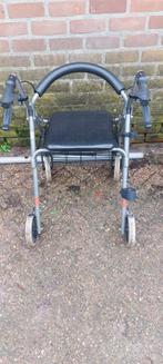Goedwerkende rollator inklapbaar met mandje, Ophalen of Verzenden, Gebruikt