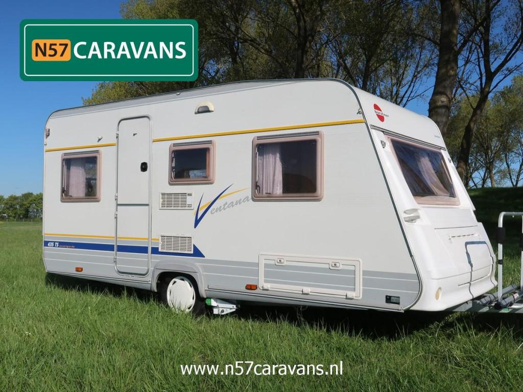 Bürstner Ventana Avantgarde 435 TS / voortent / 1e, Caravans en Kamperen, Standaardzit, Bedrijf, Bürstner, Tot en met 4