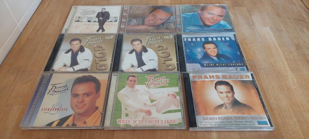9 dvds van frans bauer ., Ophalen of Verzenden, Zo goed als nieuw, Levenslied of Smartlap