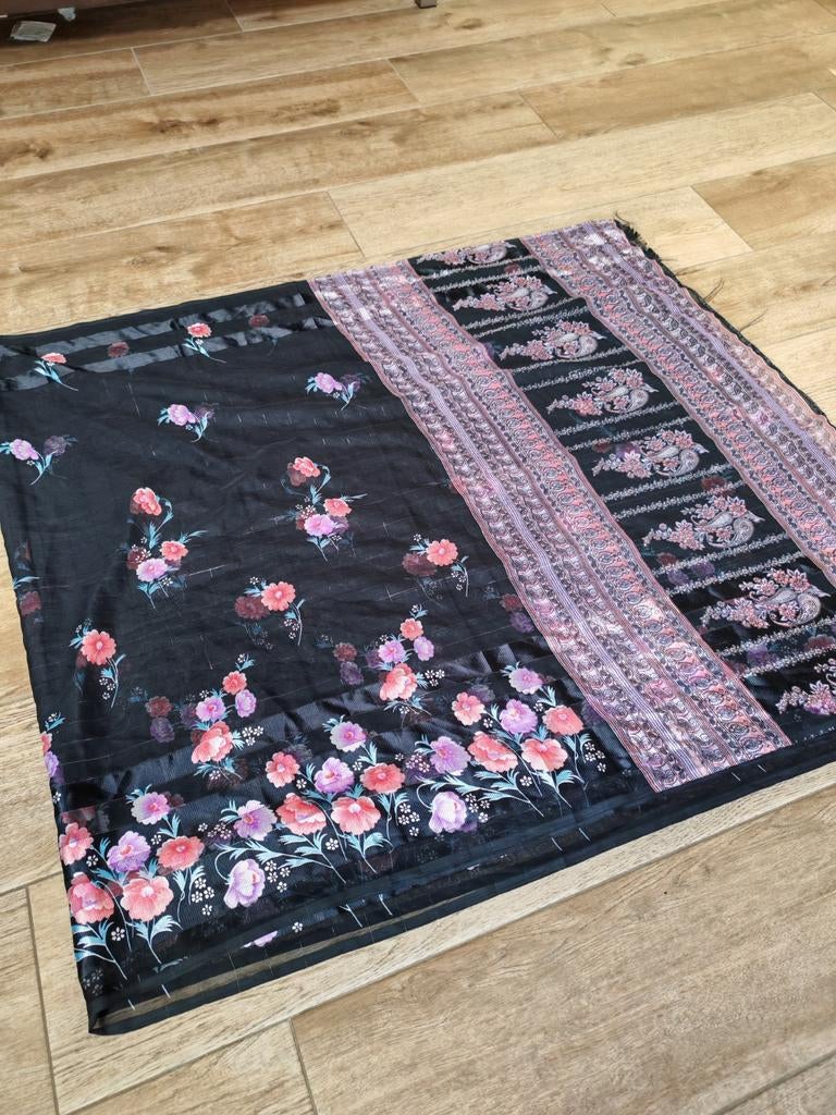 Sari stof gedeeltelijk gestitched bollywood kleding, Kleding | Dames, Ophalen of Verzenden, Zo goed als nieuw, Overige typen