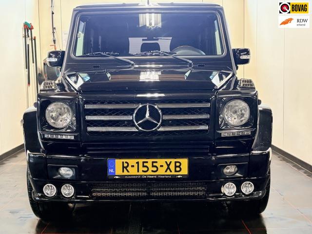 Mercedes-Benz G-klasse 500 St.Wagon (BTW-auto, Youngtimer!), 8 cilinders, G-Klasse, Zwart, Bedrijf