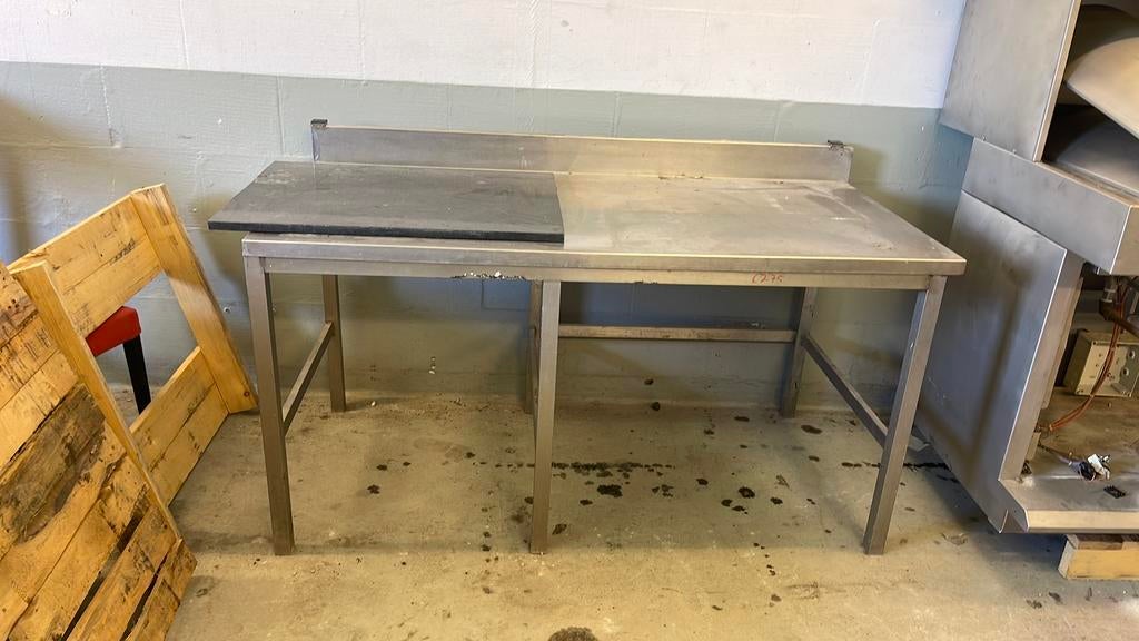 Rvs werktafel, Ophalen of Verzenden, Zo goed als nieuw