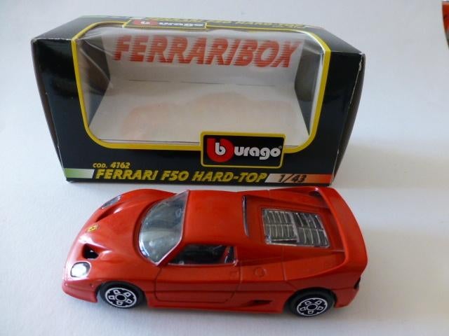 Bburago 4762 Ferrari F50 Hard-top rood, Hobby en Vrije tijd, Modelauto's | 1:43, Zo goed als nieuw, Auto, Overige merken, Ophalen of Verzenden