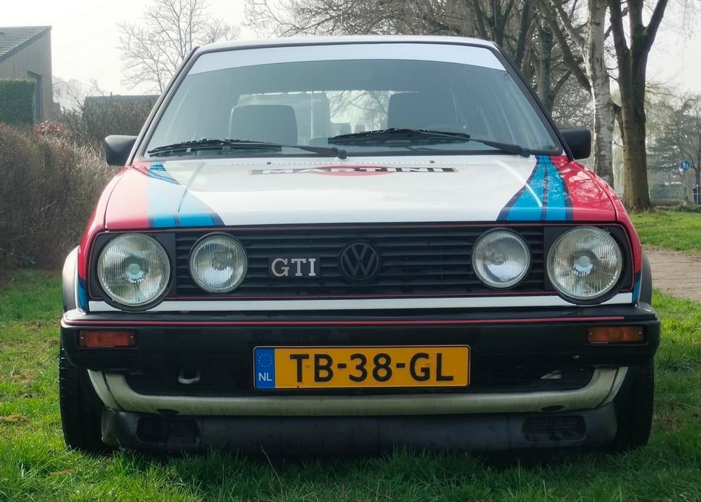 Volkswagen Golf GTI🍀 1987 Martini uitvoering, Auto's, Particulier, Te koop