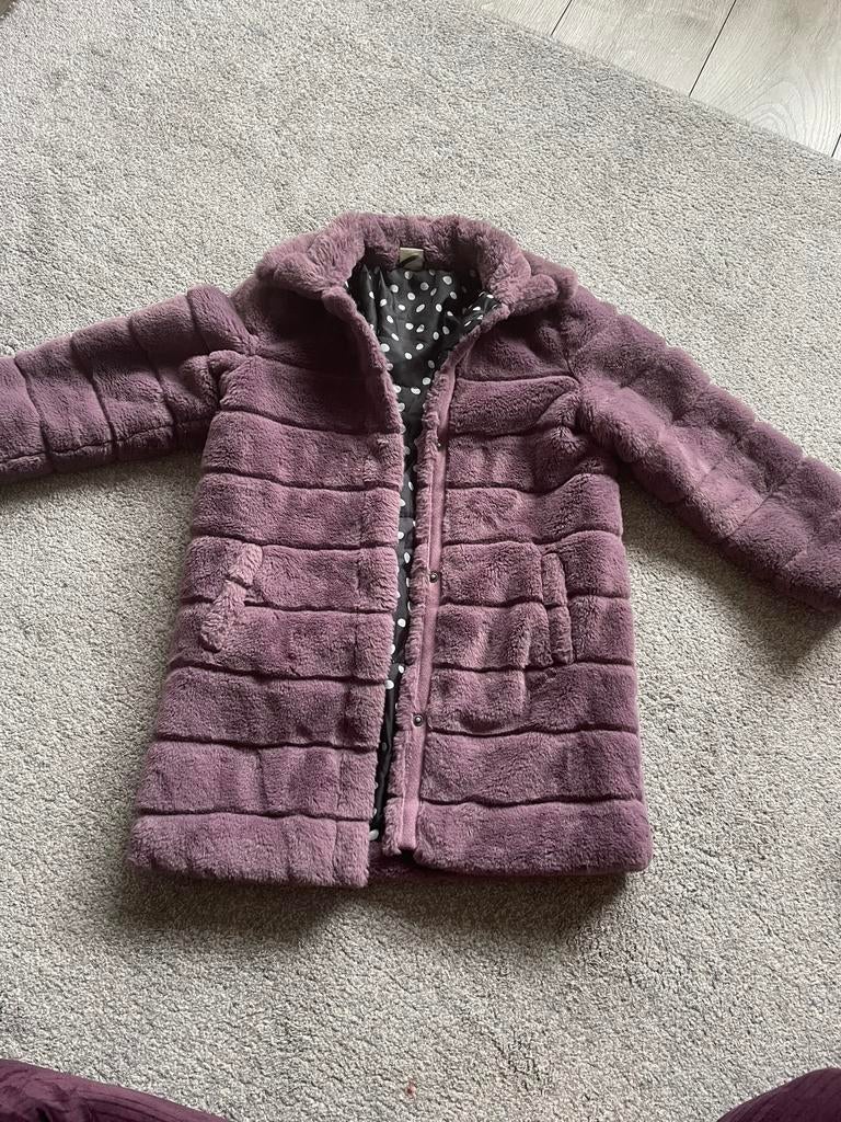 HEMA meisje jas mt 122/128, Ophalen of Verzenden, Zo goed als nieuw, Meisje, Jas